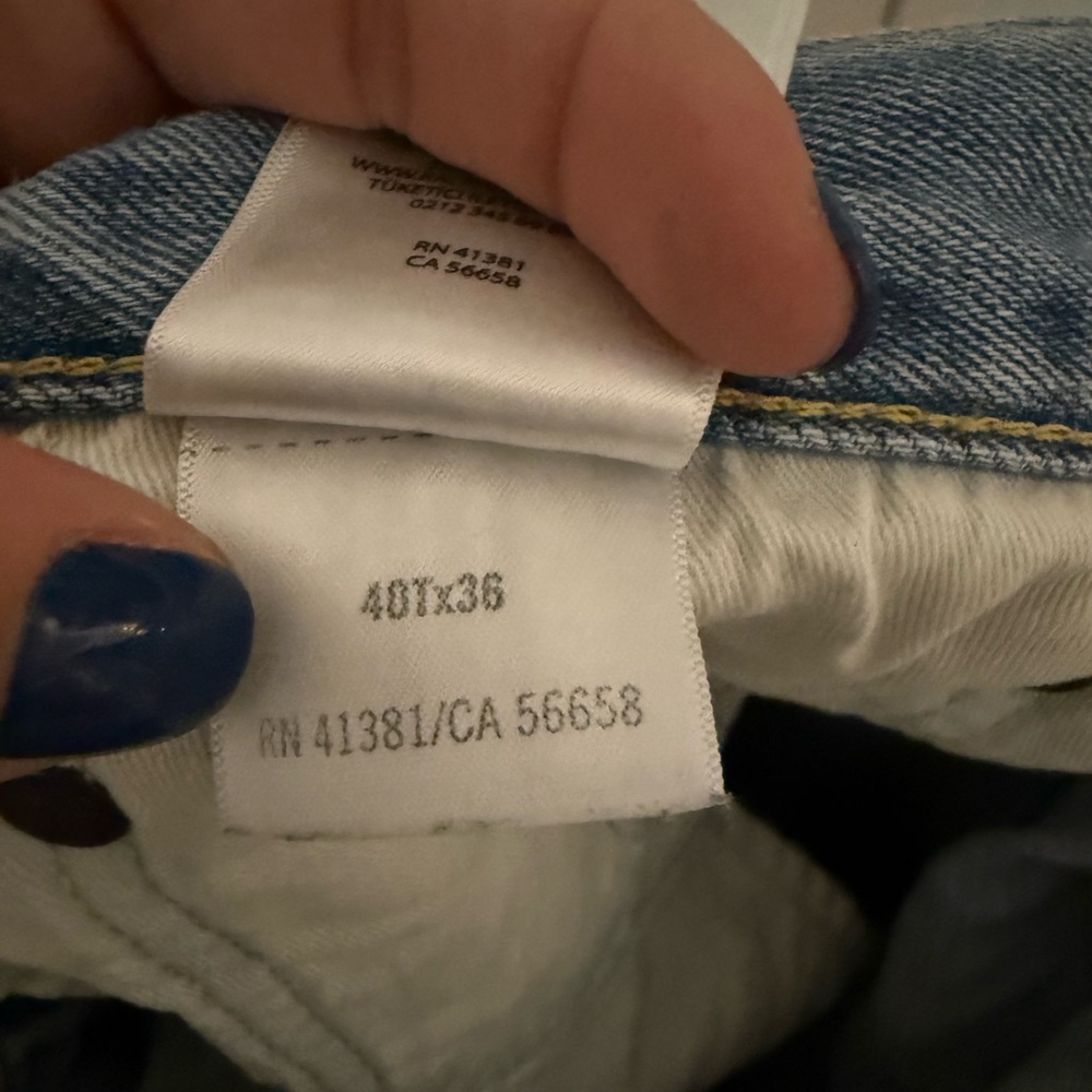 Ralph Lauren Light Blue Distressed Jeans - Picture 8 of 8